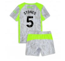 Manchester City John Stones #5 Koszulka Trzecia dzieci 2025-26 Krótki Rękaw (+ krótkie spodenki)